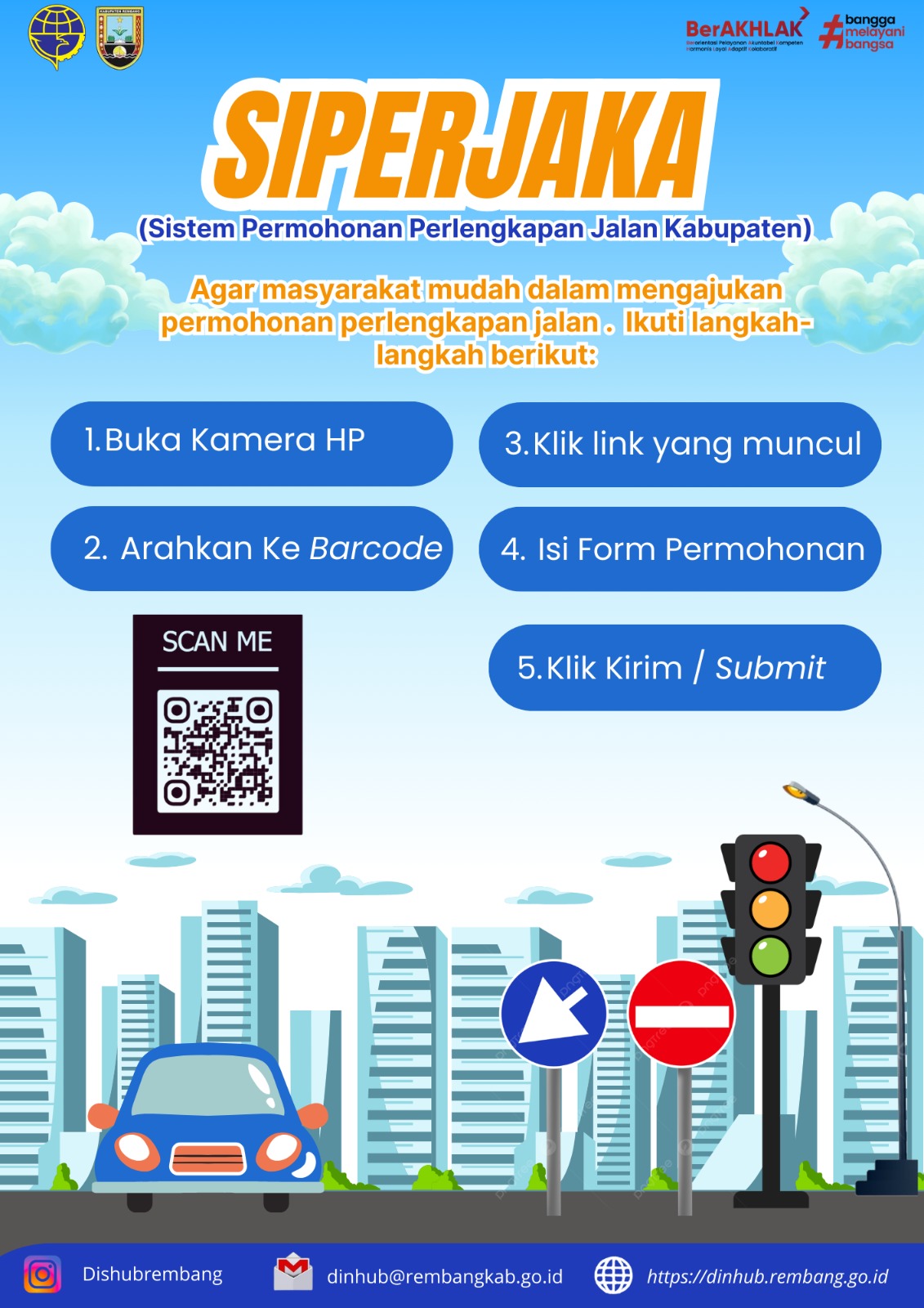 SIPERJAKA Menjadikan Pengajuan Perlengkapan Jalan Lebih Mudah !