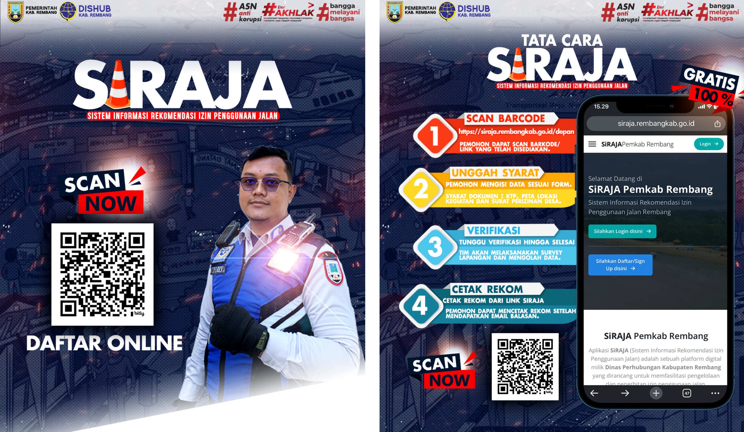 SIRAJA, Mempermudah Rekomendasi Izin Penggunaan Jalan